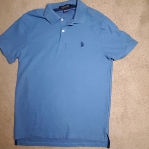 Blue Polo Shirt. Size M